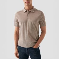 Café Brown Oxford Piqué Short-Sleeve Polo Shirt - ETON 10 Café Brown Oxford Piqué Short-Sleeve Polo Shirt - ETON -ETON Store beige oxford pique polo shirt beige oxford pique polo shirt 2024 05 23T135549766Z