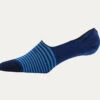 Royal Blue Stripe Invisible Touch No-Show Socks - Marcoliani 2 Royal Blue Stripe Invisible Touch No-Show Socks - Marcoliani -ETON Store bg 2244792 100055 m