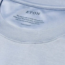 Light Blue Filo Di Scozia Crewneck Slim Fit T-Shirt - ETON 6 Light Blue Filo Di Scozia Crewneck Slim Fit T-Shirt - ETON -ETON Store blue jersey t shirt 2023 09 18T112050919Z