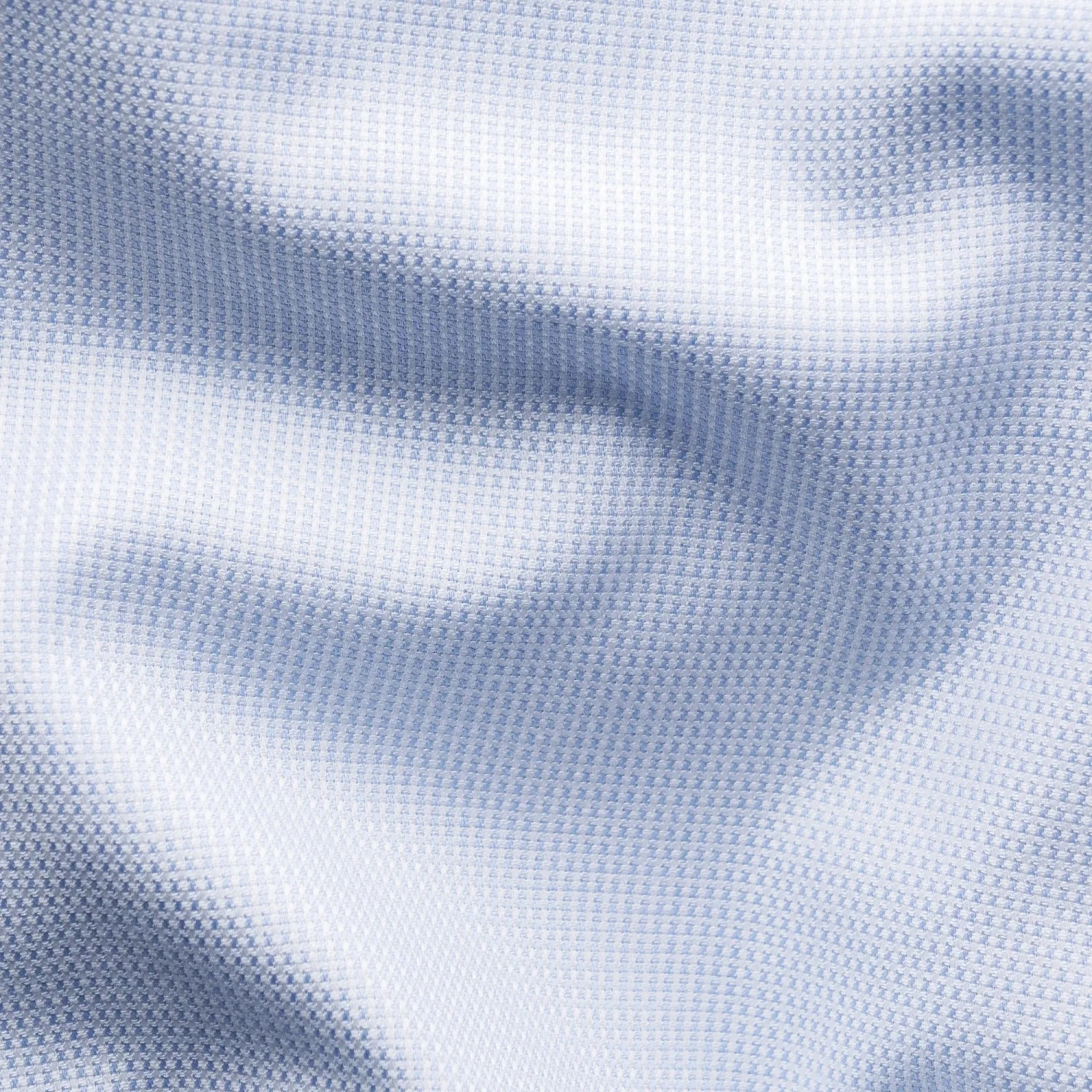 Light Blue Semi-Solid Cotton Tencel Contrast Trim Slim Fit Shirt - ETON 6 Light Blue Semi-Solid Cotton Tencel Contrast Trim Slim Fit Shirt - ETON - Image 4