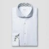 Light Blue Semi-Solid Cotton Tencel Contrast Trim Slim Fit Shirt - ETON 2 Light Blue Semi-Solid Cotton Tencel Contrast Trim Slim Fit Shirt - ETON -ETON Store blue twill special details 2024 10 24T140552693Z