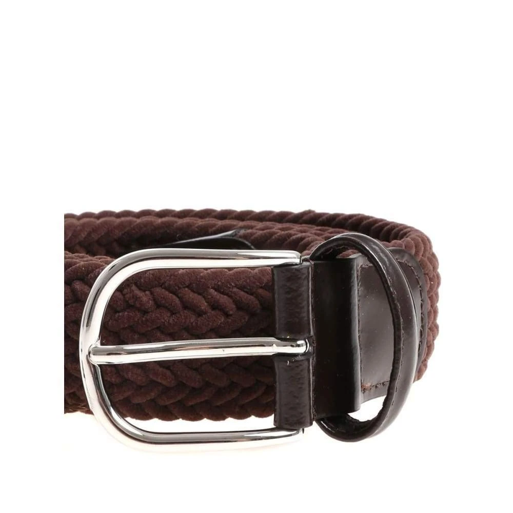 Brown Solid Woven Elastic Belt - Anderson's 9 Brown Solid Woven Elastic Belt - Anderson's - Image 7