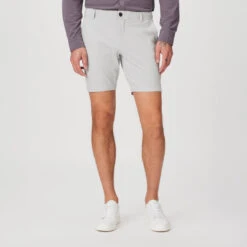 Light Shadow Grey Rickson Slim Fit Trouser Shorts - PAIGE 7 Light Shadow Grey Rickson Slim Fit Trouser Shorts - PAIGE -ETON Store brxp xlProduct 1 b0d62094 b0e4 48bd 9443 ba5efc87ad26