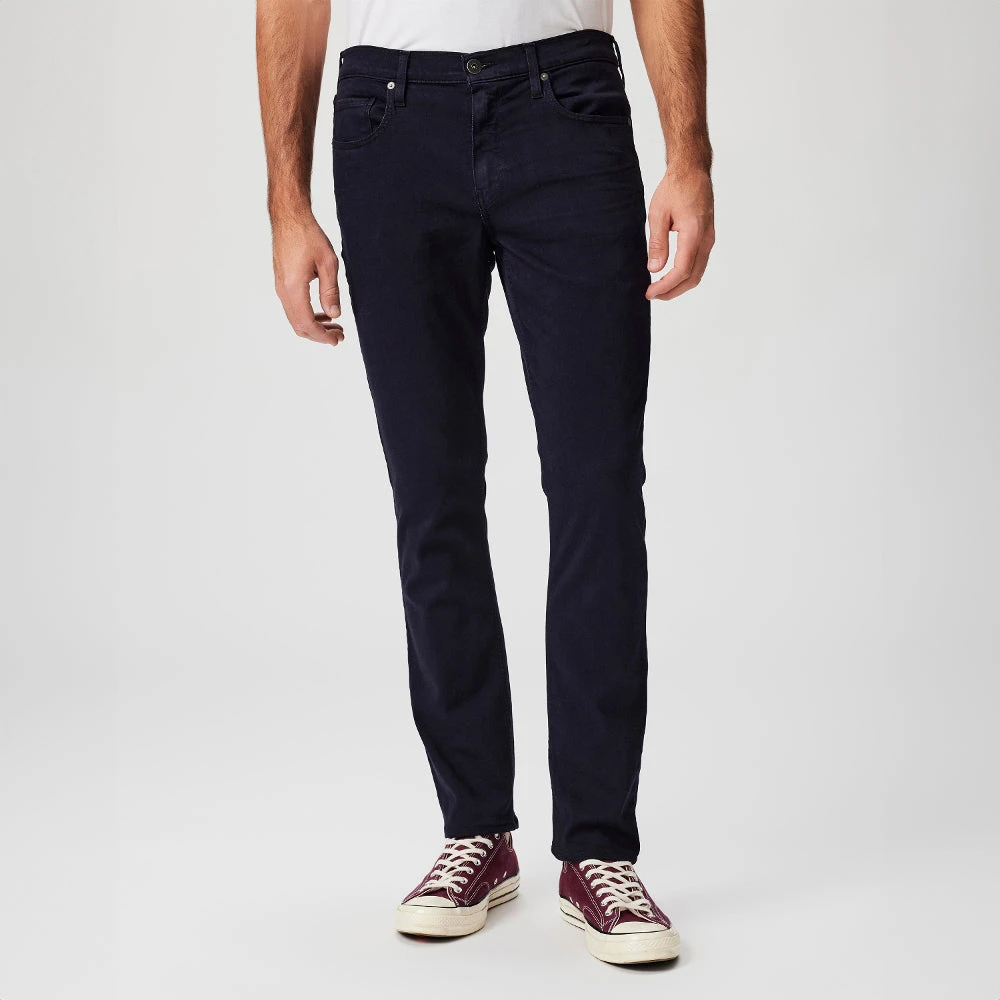 Lennox - Vintage Navy Depths - Slim Fit Transcend Jeans - PAIGE 4 Lennox - Vintage Navy Depths - Slim Fit Transcend Jeans - PAIGE - Image 2