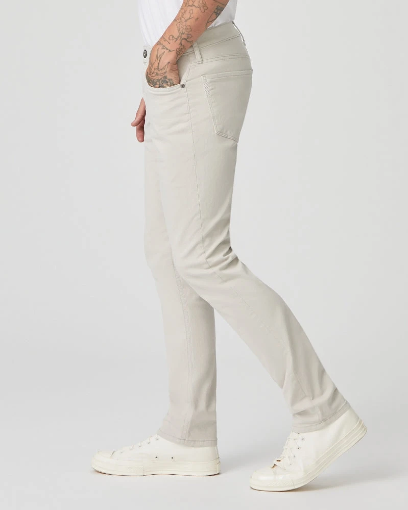 Lennox - Fresh Oyster Eco Twill Pant - Slim Fit - PAIGE 5 Lennox - Fresh Oyster Eco Twill Pant - Slim Fit - PAIGE - Image 3