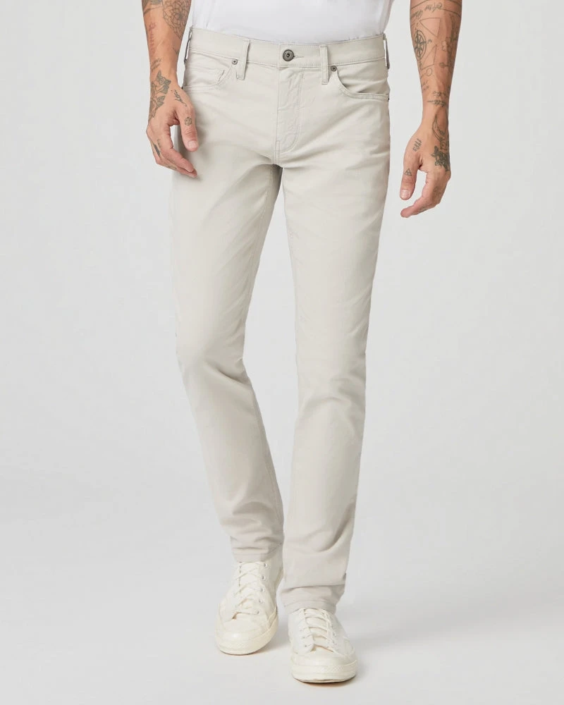 Lennox - Fresh Oyster Eco Twill Pant - Slim Fit - PAIGE 3 Lennox - Fresh Oyster Eco Twill Pant - Slim Fit - PAIGE