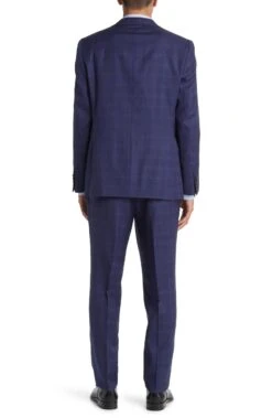 Blue Check Esprit Modern Fit Loro Piana Wool Suit - Jack Victor 13 Blue Check Esprit Modern Fit Loro Piana Wool Suit - Jack Victor -ETON Store c2e9a50a 5942 441d 8013 b25a4f6be9c5