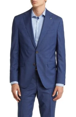 Blue Neat Check Esprit Modern Fit Suit - Jack Victor -ETON Store d1957674 ca24 4f73 8c55 a90dce3acee3