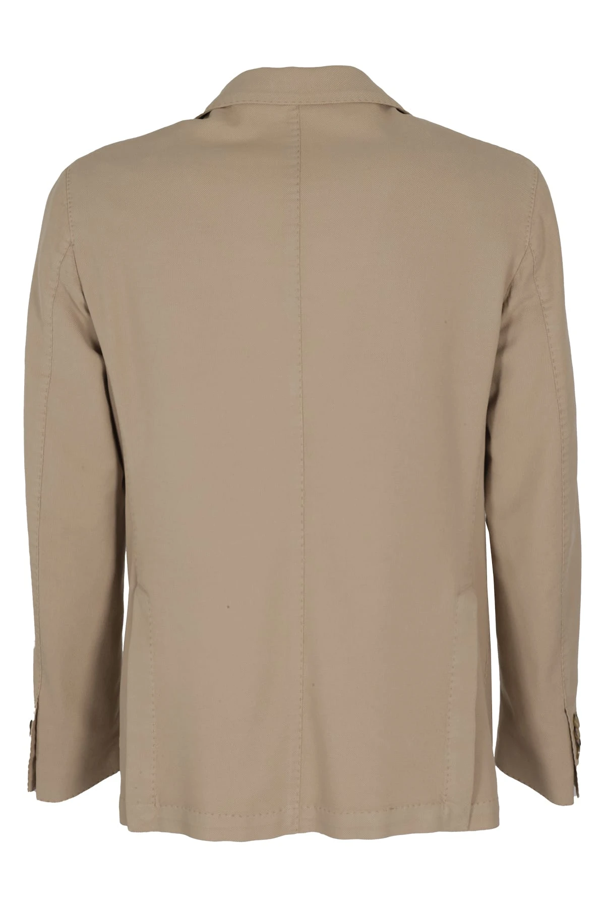 Sand Cotton Stretch Unconstructed Jacket - LBM 1911 4 Sand Cotton Stretch Unconstructed Jacket - LBM 1911 - Image 2