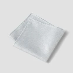 Light Blue Grenadine Silk Pocket Square - ETON -ETON Store garza fina pocket square 2024 03 07T13105051Z
