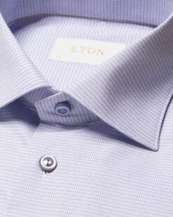 Light Purple Elevated Pique Contemporary Fit Shirt - ETON 10 Light Purple Elevated Pique Contemporary Fit Shirt - ETON -ETON Store light purple piquet 2024 04 08T093549667Z