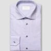 Light Purple Elevated Pique Contemporary Fit Shirt - ETON 1 Light Purple Elevated Pique Contemporary Fit Shirt - ETON -ETON Store light purple piquet 2024 04 08T093549798Z