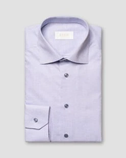 Light Purple Elevated Pique Contemporary Fit Shirt - ETON