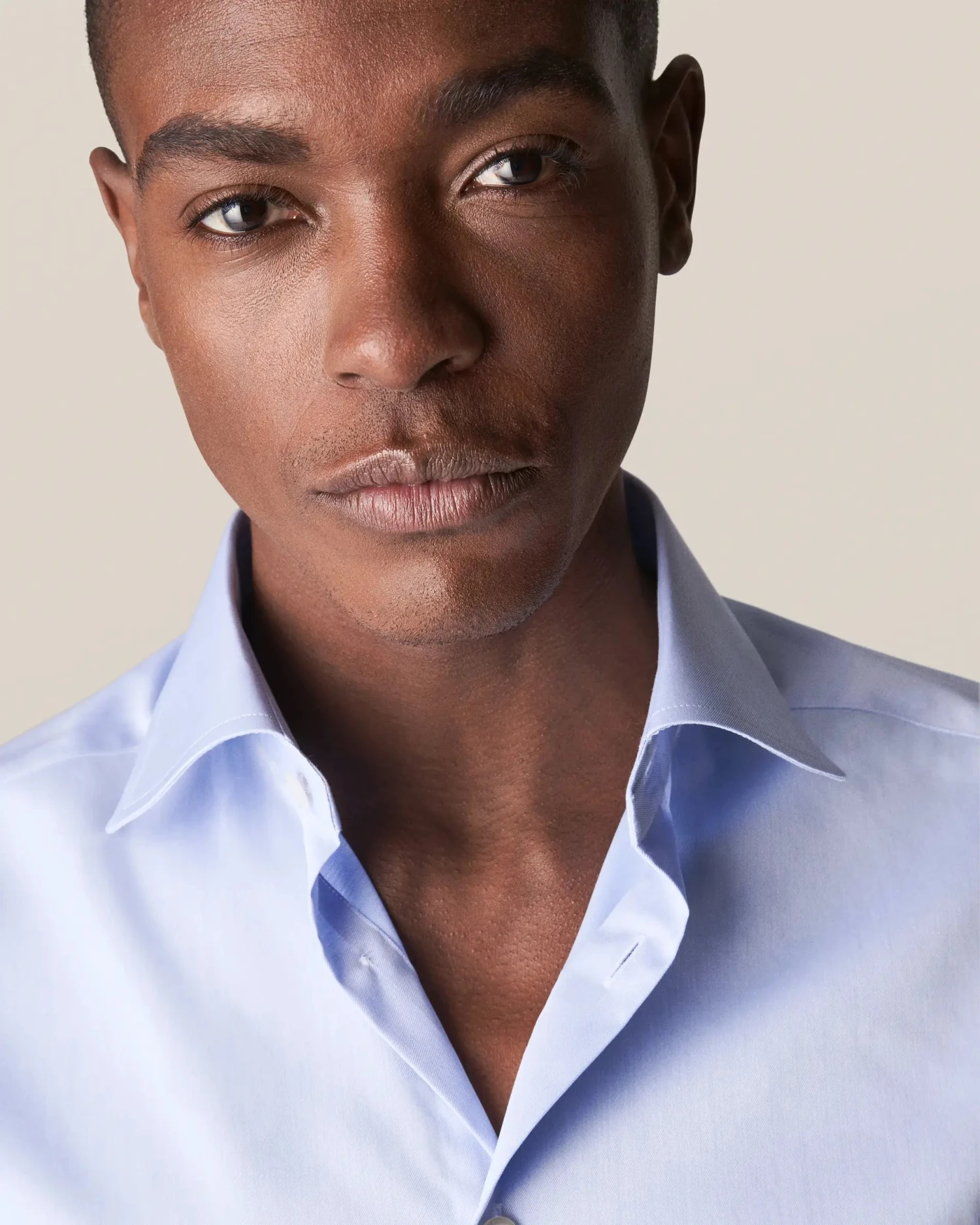 Light Blue Signature Twill Slim Fit Shirt - ETON 5 Light Blue Signature Twill Slim Fit Shirt - ETON - Image 3