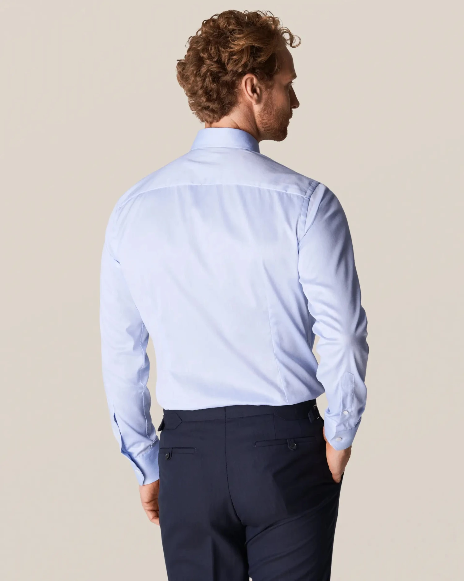 Light Blue Signature Twill Slim Fit Shirt - ETON 11 Light Blue Signature Twill Slim Fit Shirt - ETON - Image 9
