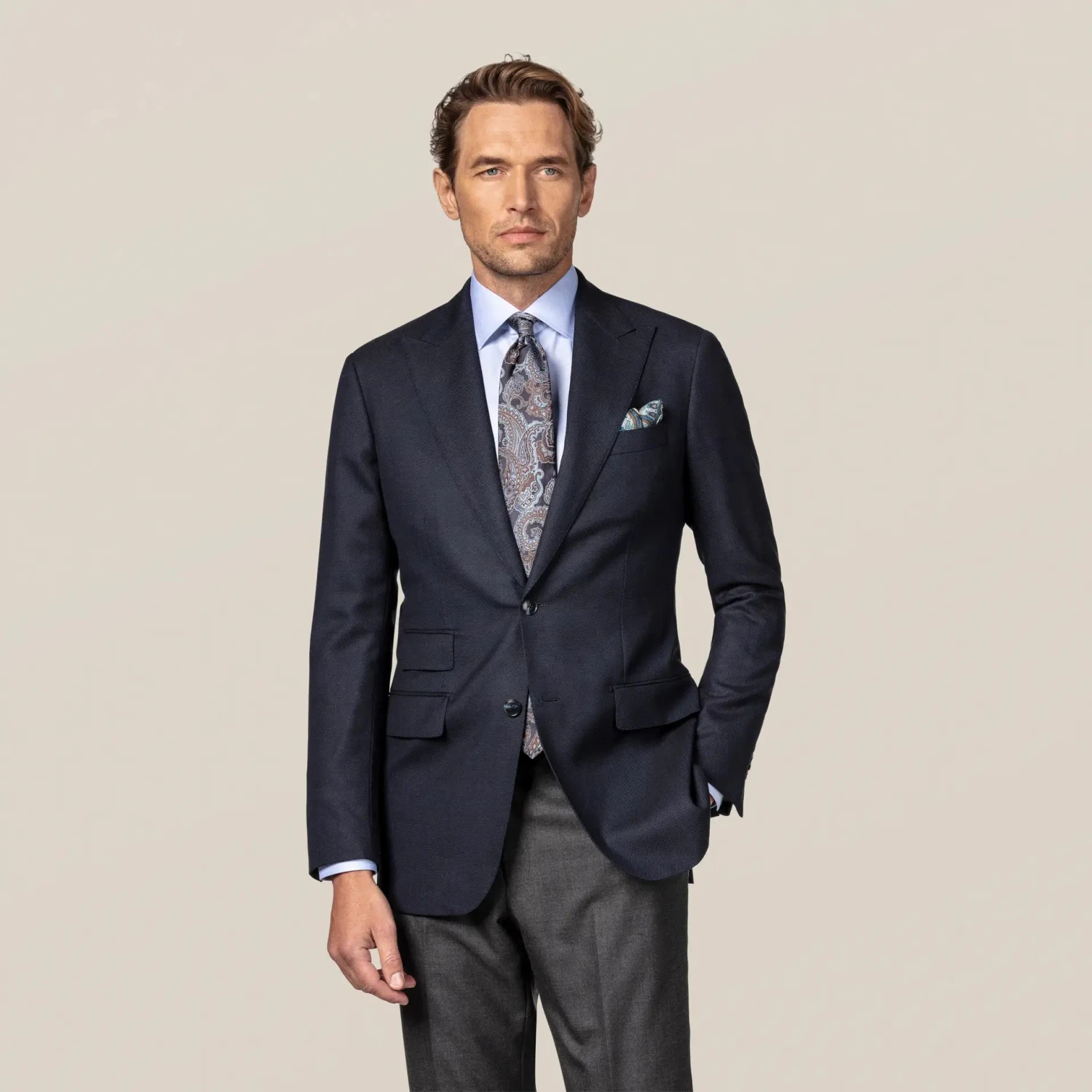 Light Blue Signature Twill Slim Fit Shirt - ETON 6 Light Blue Signature Twill Slim Fit Shirt - ETON - Image 4