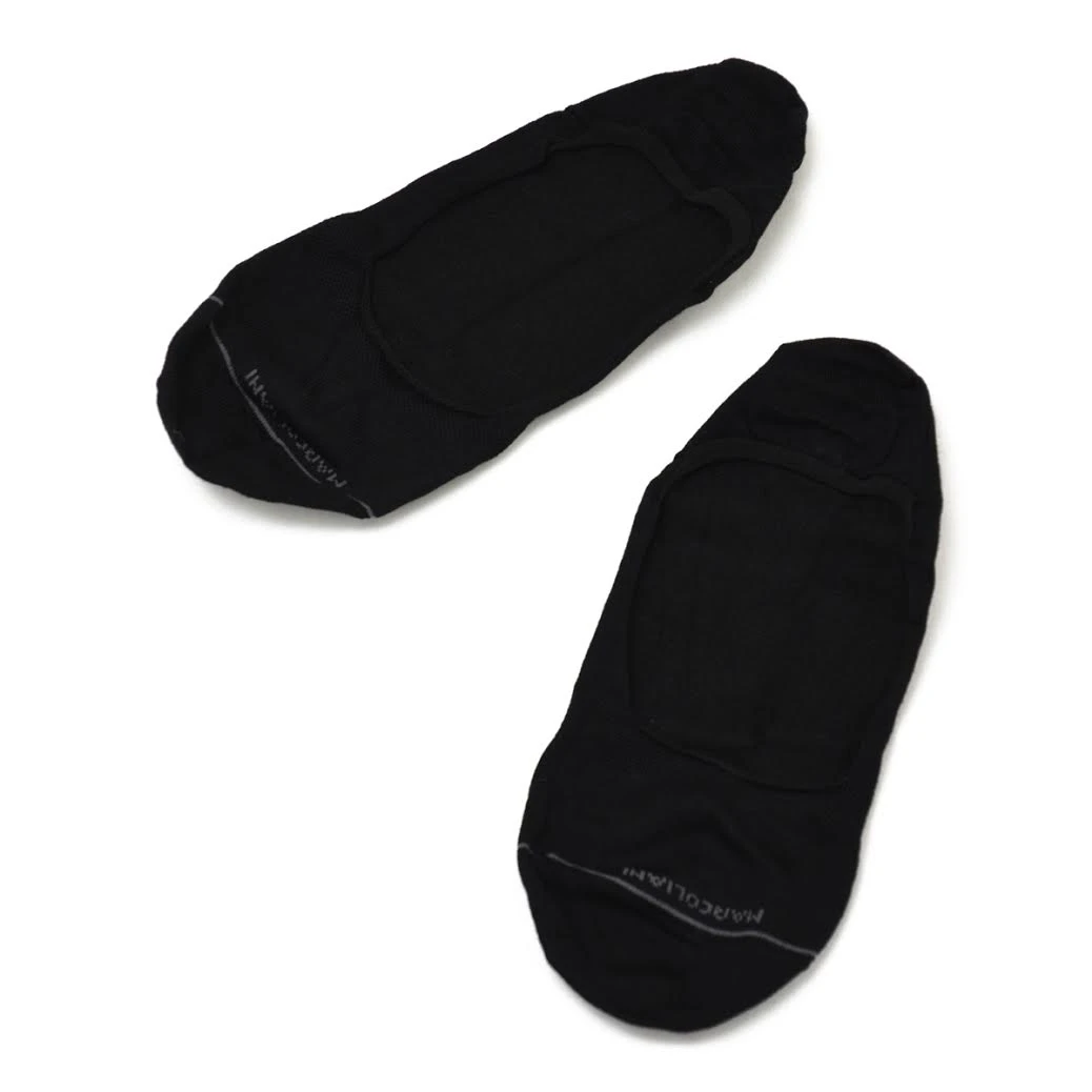 Black Invisible Touch Micro-Cushion No-Show Socks - Marcoliani 6 Black Invisible Touch Micro-Cushion No-Show Socks - Marcoliani - Image 4