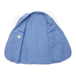 Blue Mélange Wool Blend Sport Coat Contemporary Fit - L.B.M 1911 21 Blue Mélange Wool Blend Sport Coat Contemporary Fit - L.B.M 1911 -ETON Store mb y 2887 15840 3