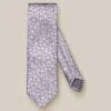 Purple Floral Silk Tie - Eton 1 Purple Floral Silk Tie - Eton -ETON Store mid purple playful floral print 2022 09 09T135034622Z 1