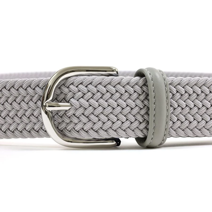 Light Gray Woven Elastic Belt - Anderson's 4 Light Gray Woven Elastic Belt - Anderson's - Image 2