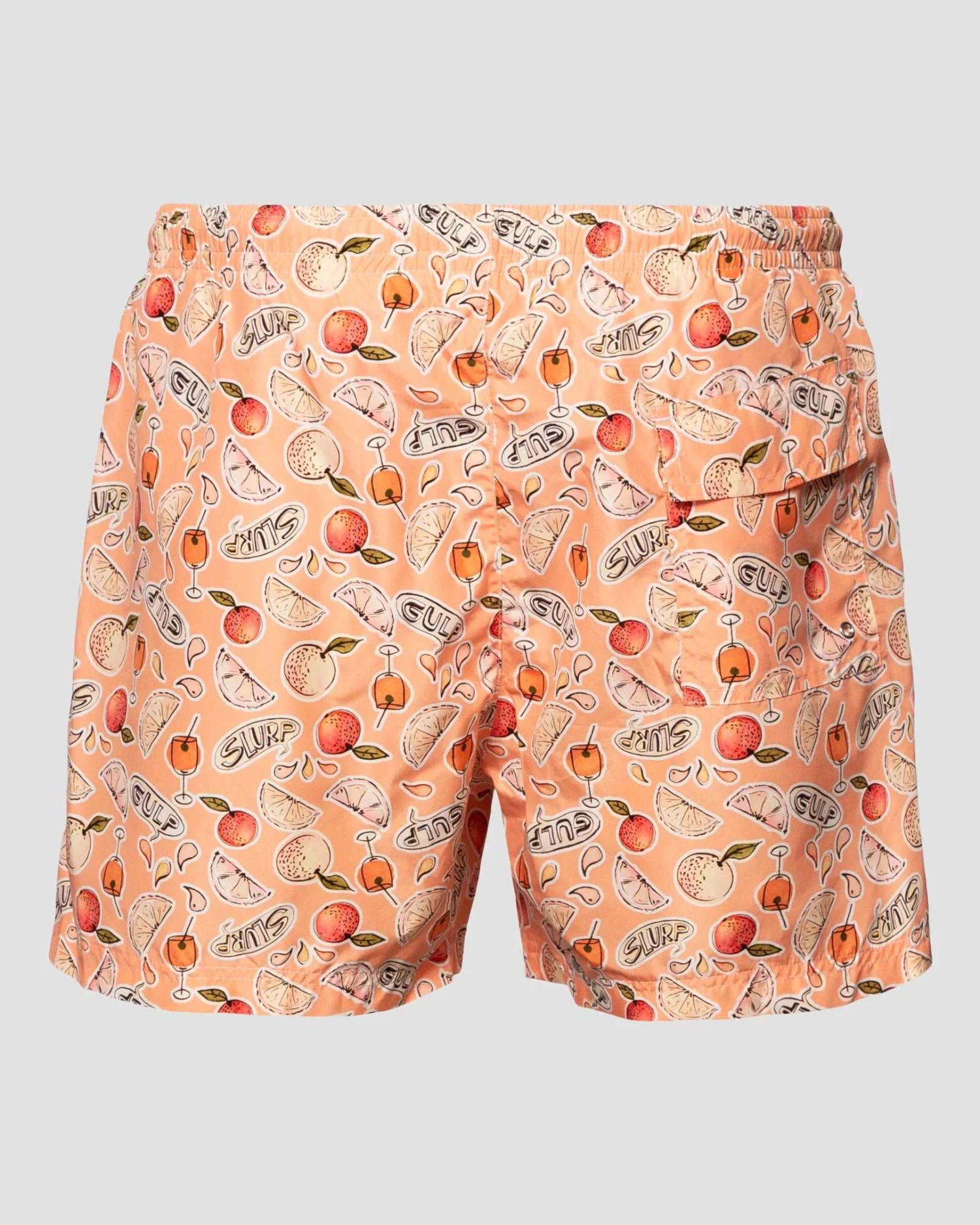 Apricot Drink Print Swimming Shorts - ETON 4 Apricot Drink Print Swimming Shorts - ETON - Image 2