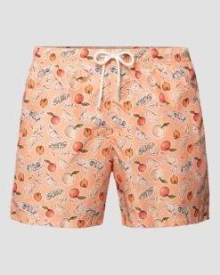 Apricot Drink Print Swimming Shorts - ETON