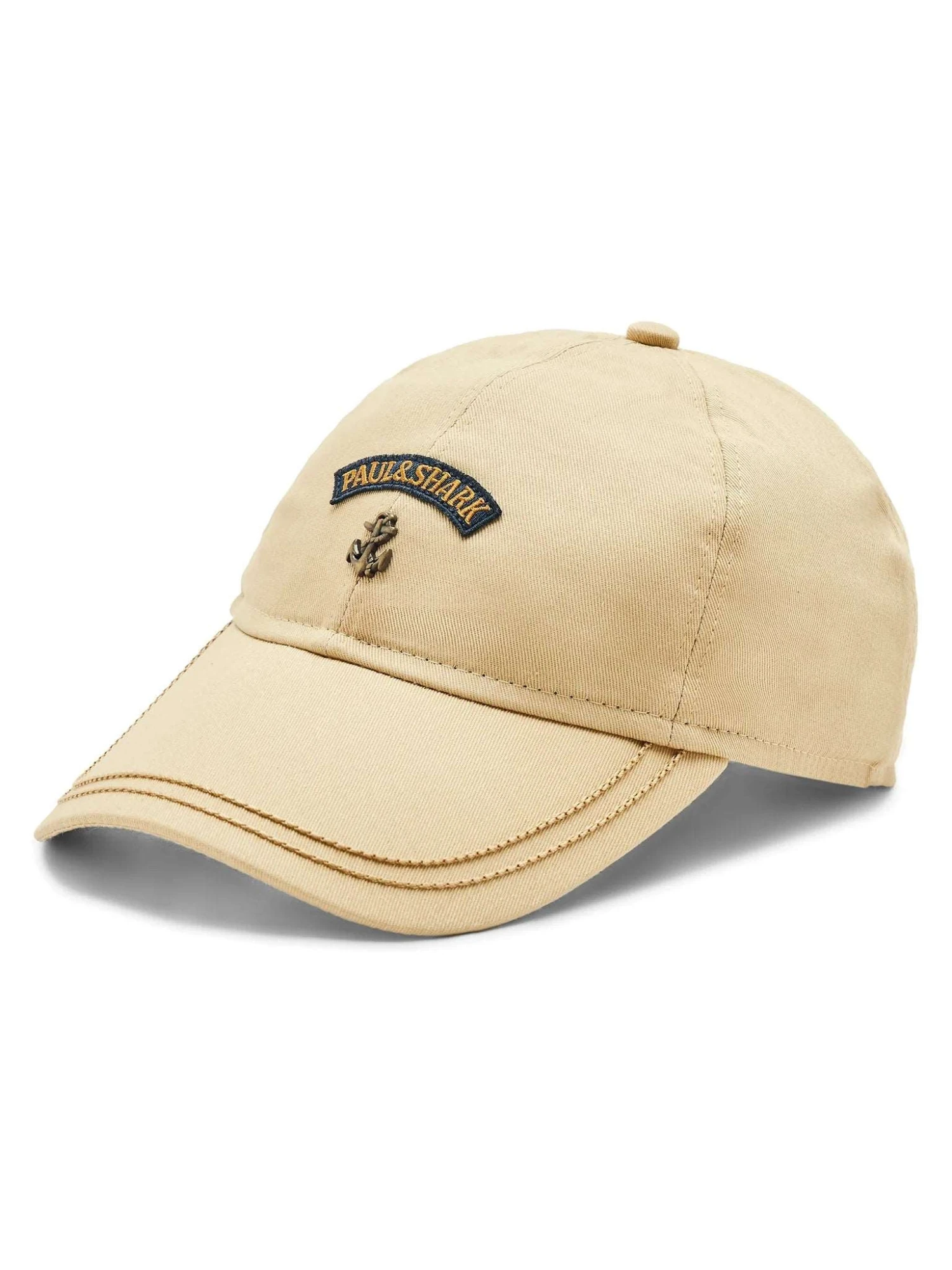 Paul&Shark Beige Italian Cotton Nautical Baseball Cap - PAUL & SHARK 3 Paul&Shark Beige Italian Cotton Nautical Baseball Cap - PAUL & SHARK