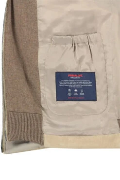 Paul&Shark Tan Wool And Goat Suede Waterproof Hybrid Jacket - PAUL & SHARK (RIVIERA) 23 Paul&Shark Tan Wool And Goat Suede Waterproof Hybrid Jacket - PAUL & SHARK (RIVIERA) -ETON Store paul shark outdoorvest bruin virgin wol wijde fit 2