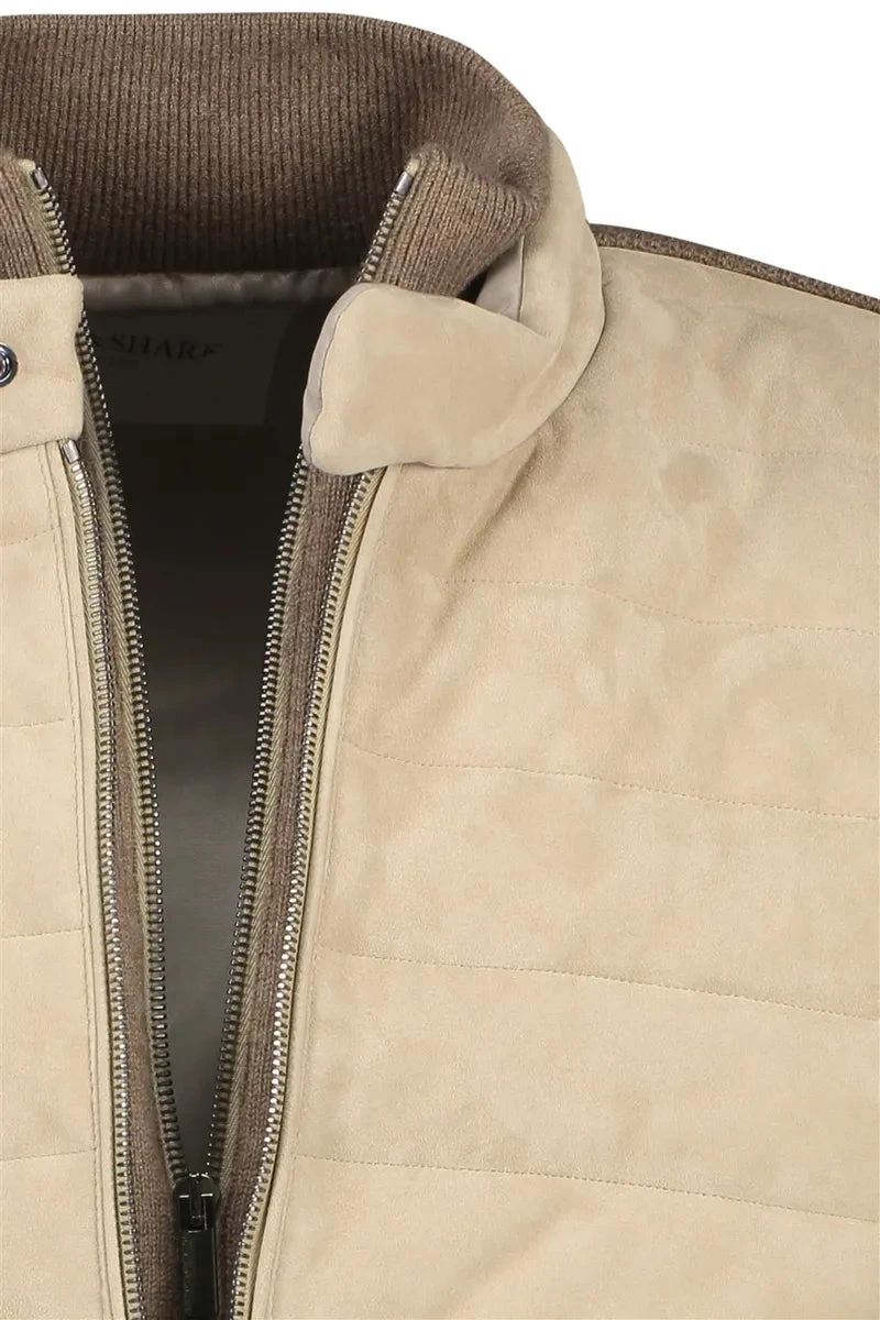 Paul&Shark Tan Wool And Goat Suede Waterproof Hybrid Jacket - PAUL & SHARK (RIVIERA) 13 Paul&Shark Tan Wool And Goat Suede Waterproof Hybrid Jacket - PAUL & SHARK (RIVIERA) - Image 11