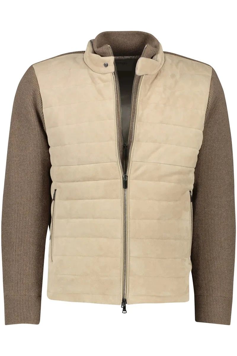 Paul&Shark Tan Wool And Goat Suede Waterproof Hybrid Jacket - PAUL & SHARK (RIVIERA) 14 Paul&Shark Tan Wool And Goat Suede Waterproof Hybrid Jacket - PAUL & SHARK (RIVIERA) - Image 12