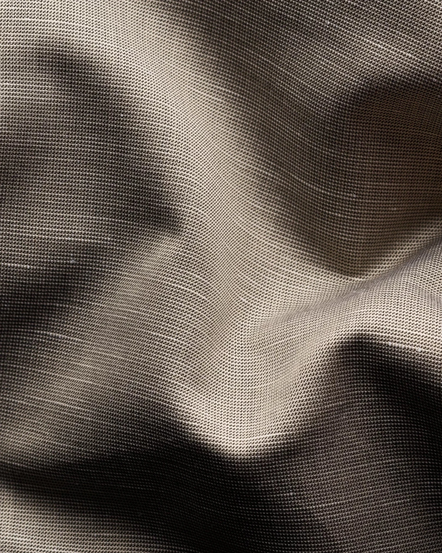 Green Solid Cotton-Linen Slim Fit Shirt - ETON 7 Green Solid Cotton-Linen Slim Fit Shirt - ETON - Image 5