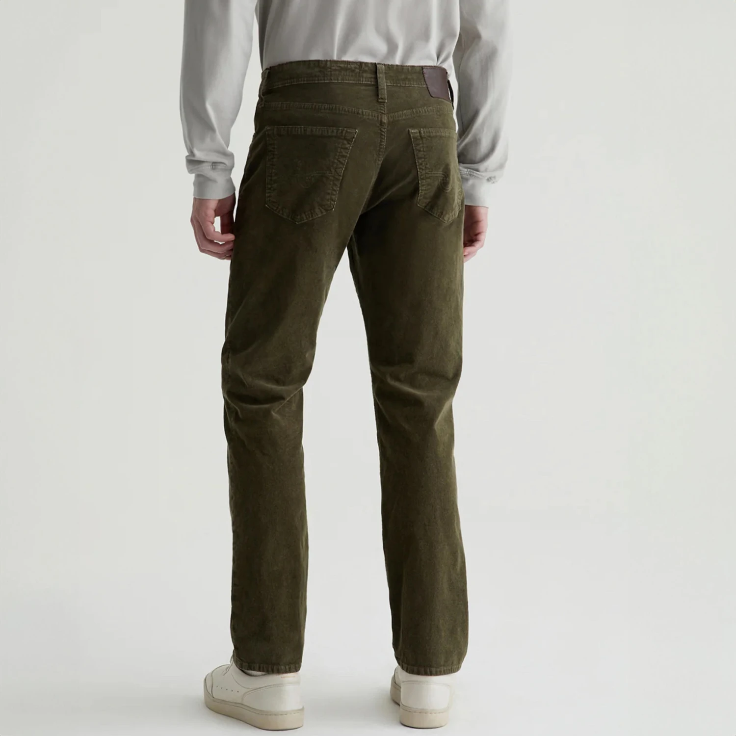 Sulfur Dried Cedar (Green) Sueded Tellis Modern Slim Fit Pants - AG Jeans 5 Sulfur Dried Cedar (Green) Sueded Tellis Modern Slim Fit Pants - AG Jeans - Image 3