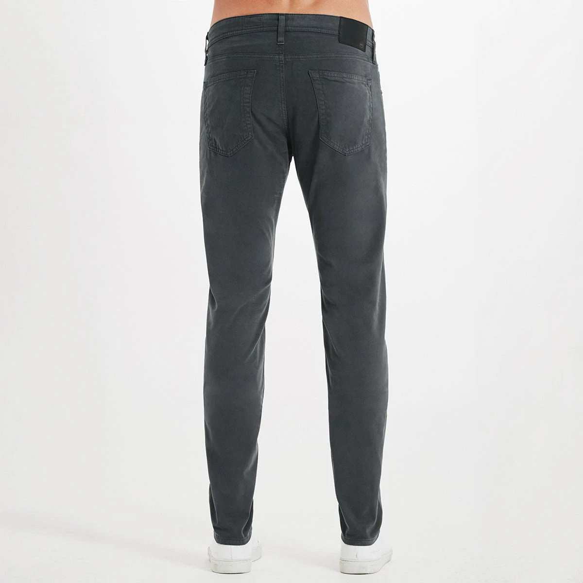 Cavern Dark Gray Modern Slim Tellis Sueded Pants - AG 6 Cavern Dark Gray Modern Slim Tellis Sueded Pants - AG - Image 4