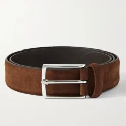 Mid Brown Suede Belt With Squared Buckle - Anderson's 9 Mid Brown Suede Belt With Squared Buckle - Anderson's -ETON Store w2000 q80 1 30c2ac5d ae91 41eb 85df 35a2fa5dbfc6