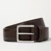 Nappa Calf Brown Leather Belt - Anderson's