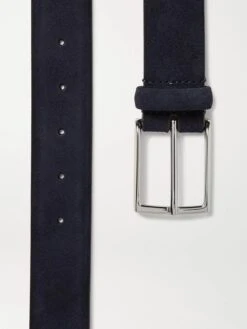 Navy Blue Square Buckle Suede Belt - Anderson's 7 Navy Blue Square Buckle Suede Belt - Anderson's -ETON Store w2000 q80 2 fea7bc30 e295 48ea b3c1 65d8b53d4c62