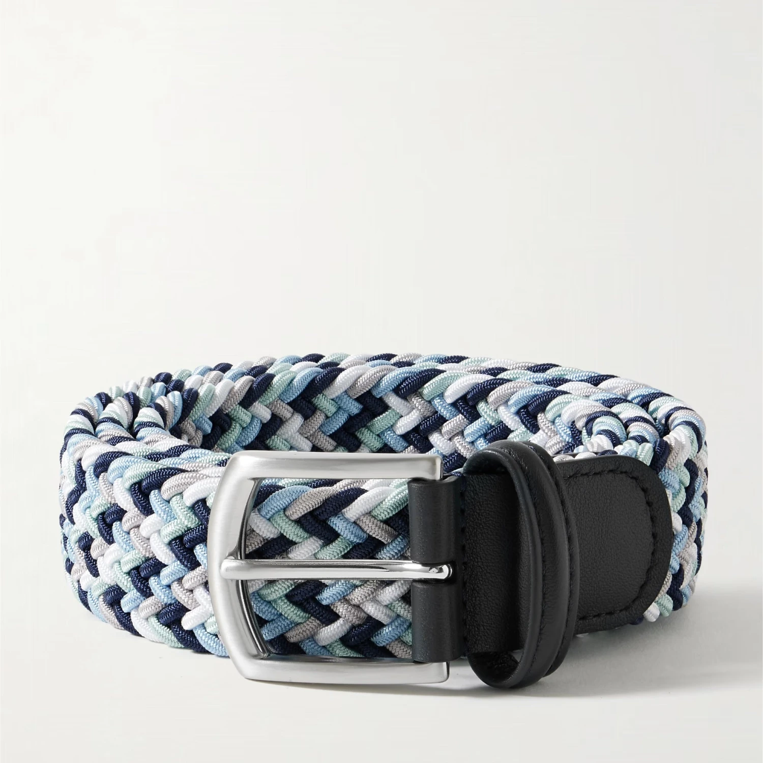 Blue Multicolour Woven Belt - Anderson's 3 Blue Multicolour Woven Belt - Anderson's