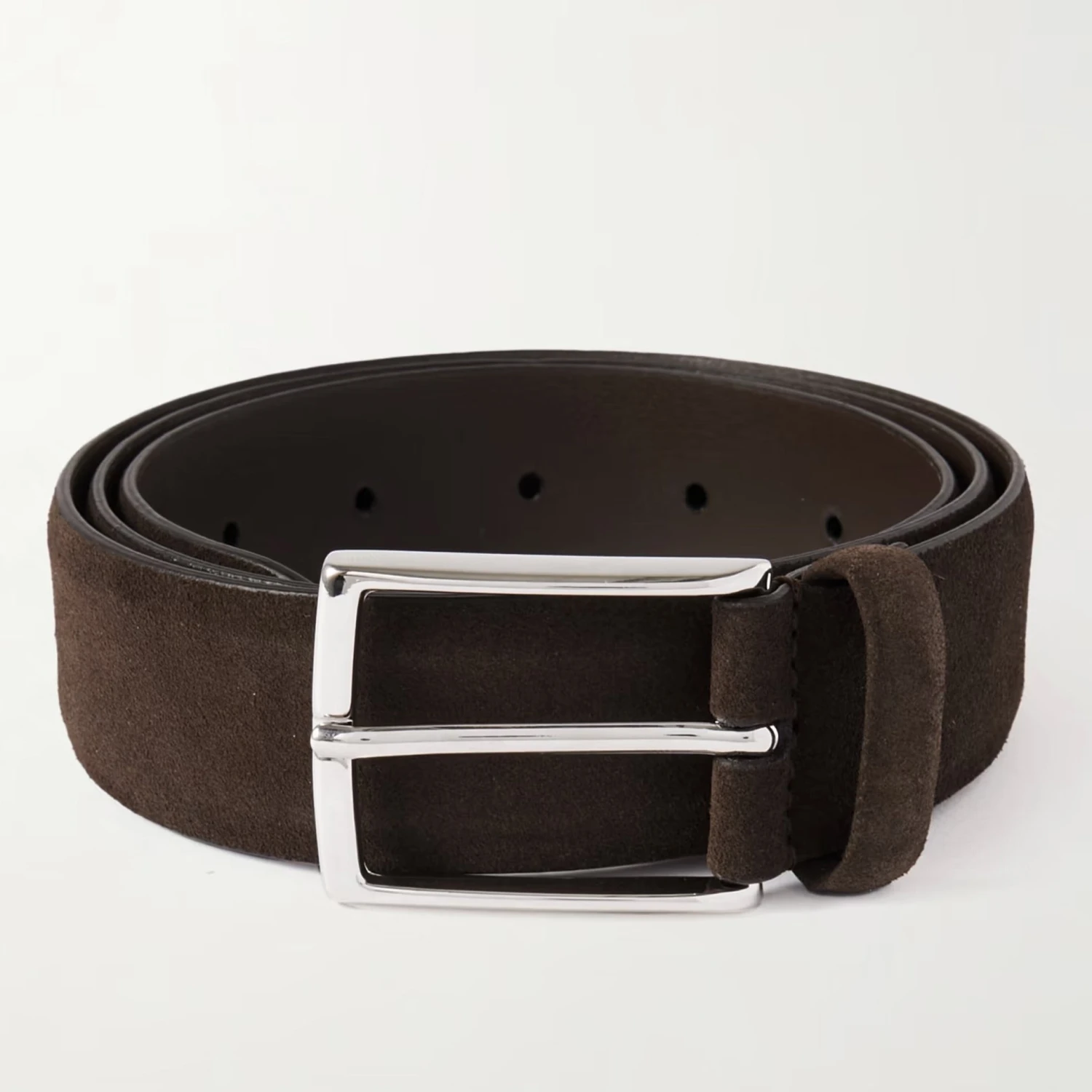 Dark Brown Suede Belt - Anderson's 3 Dark Brown Suede Belt - Anderson's