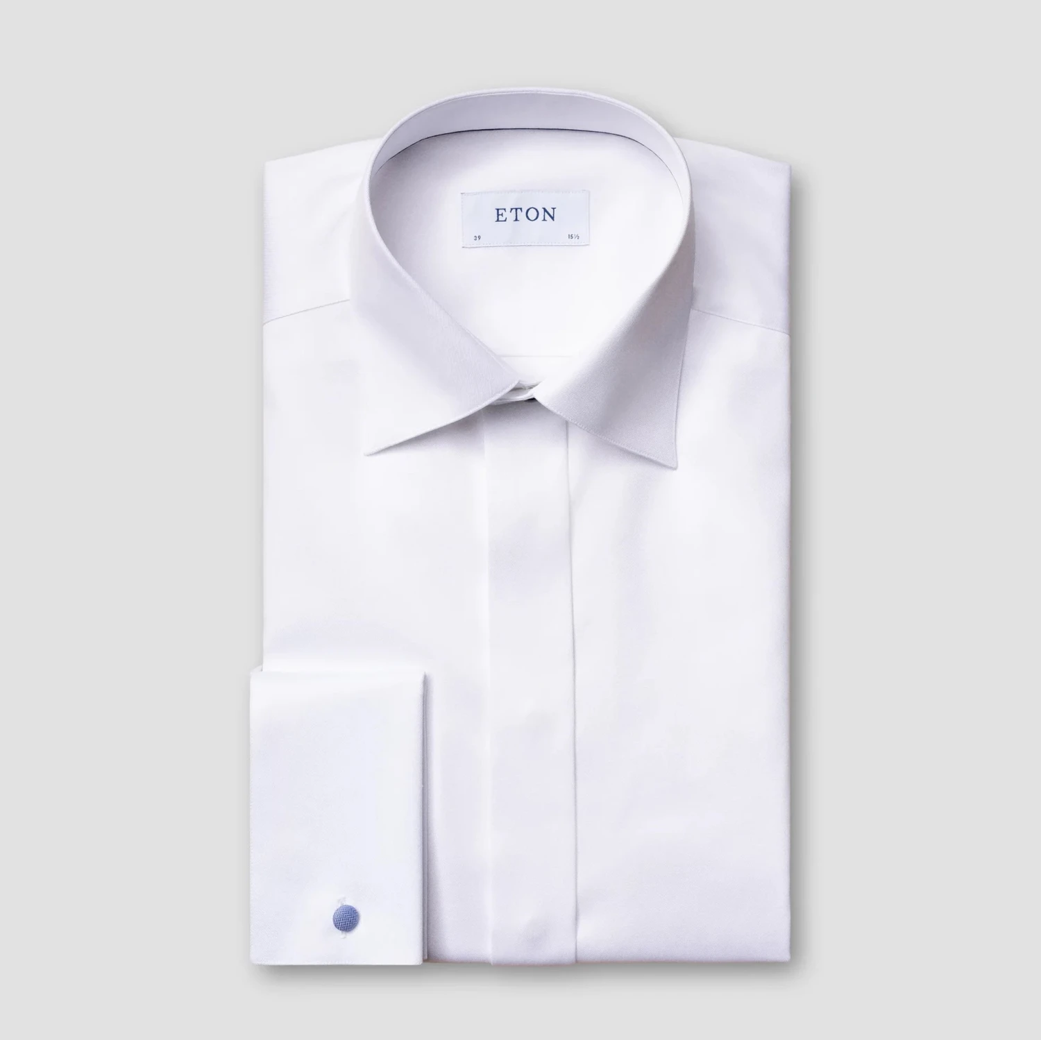 Stenströms White Signature Twill Fly-Front Contemporary Fit Tuxedo Shirt - ETON 3 Stenströms White Signature Twill Fly-Front Contemporary Fit Tuxedo Shirt - ETON