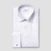 White Signature Twill Fly-Front Slim Fit Tuxedo Shirt - ETON 2 White Signature Twill Fly-Front Slim Fit Tuxedo Shirt - ETON -ETON Store white twill evening shirt 2024 02 22T09304996Z