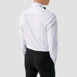 Stenströms White Signature Twill Fly-Front Contemporary Fit Tuxedo Shirt - ETON 13 Stenströms White Signature Twill Fly-Front Contemporary Fit Tuxedo Shirt - ETON -ETON Store white twill evening shirt 2024 05 23T095550075Z 1