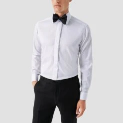 Stenströms White Signature Twill Fly-Front Contemporary Fit Tuxedo Shirt - ETON 12 Stenströms White Signature Twill Fly-Front Contemporary Fit Tuxedo Shirt - ETON -ETON Store white twill evening shirt 2024 05 23T095550515Z 1