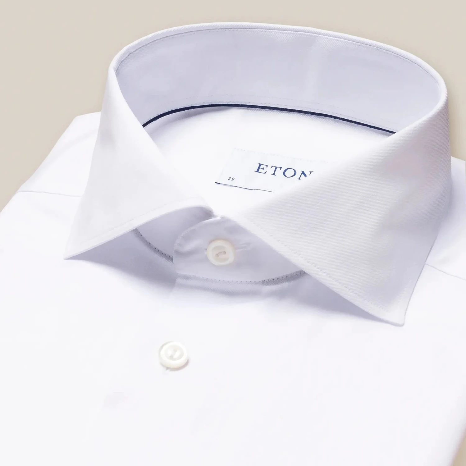 White Signature Twill Slim Fit- ETON 4 White Signature Twill Slim Fit- ETON - Image 2