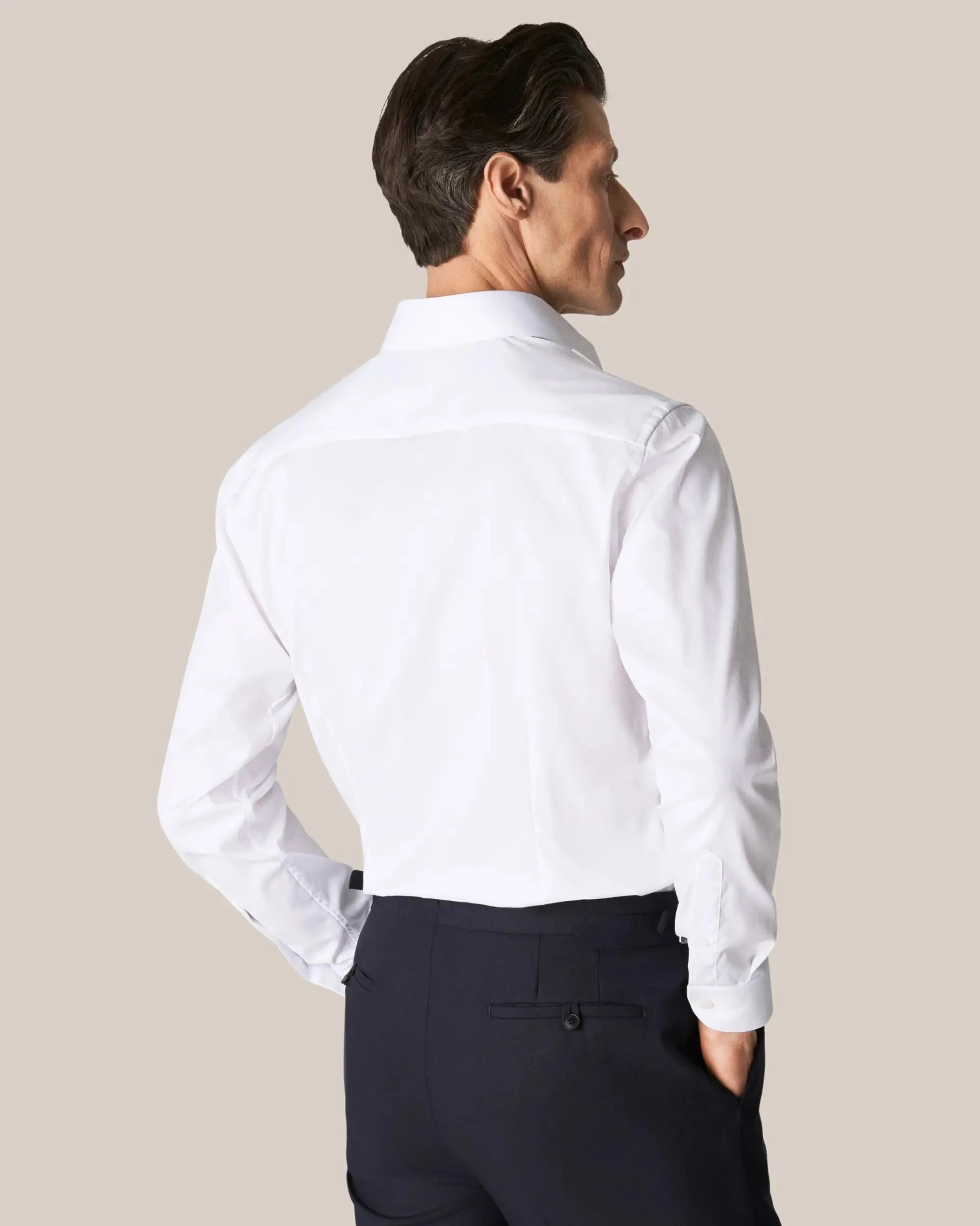 White Signature Twill Slim Fit- ETON 6 White Signature Twill Slim Fit- ETON - Image 4