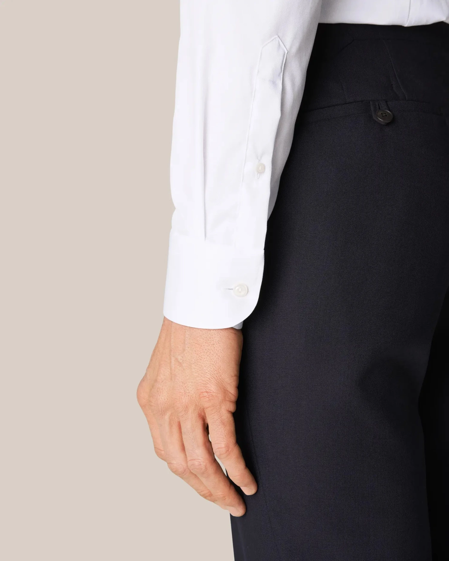 White Signature Twill Slim Fit- ETON 7 White Signature Twill Slim Fit- ETON - Image 5