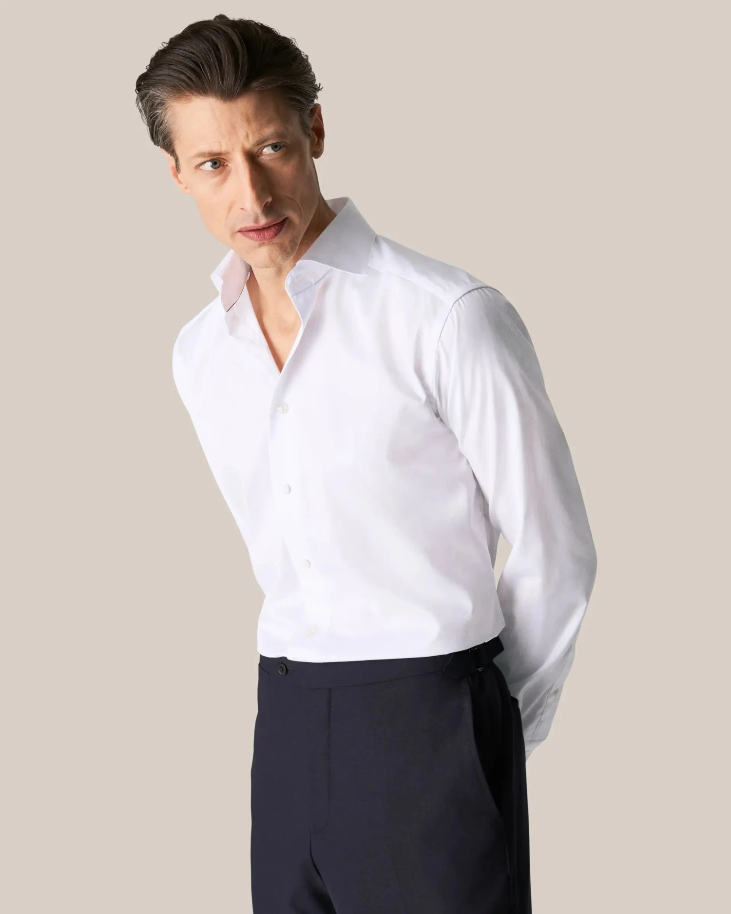 White Signature Twill Slim Fit- ETON 12 White Signature Twill Slim Fit- ETON - Image 10