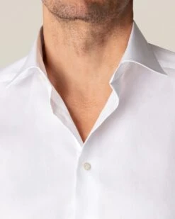 White Signature Twill Contemporary Fit Dress Shirt - ETON 21 White Signature Twill Contemporary Fit Dress Shirt - ETON -ETON Store white signature twill shirt 14
