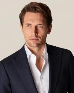 White Signature Twill Contemporary Fit Dress Shirt - ETON 15 White Signature Twill Contemporary Fit Dress Shirt - ETON -ETON Store white signature twill shirt 19